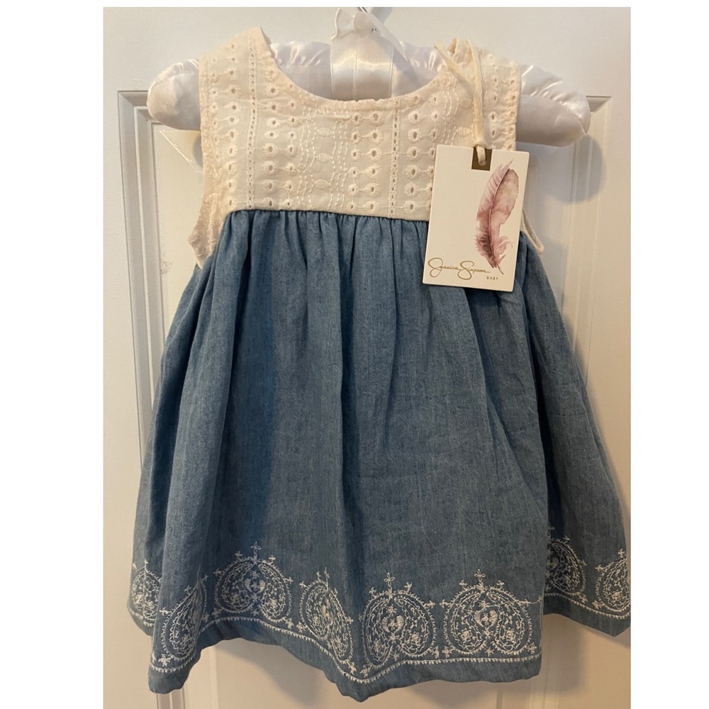 Baby jean dress